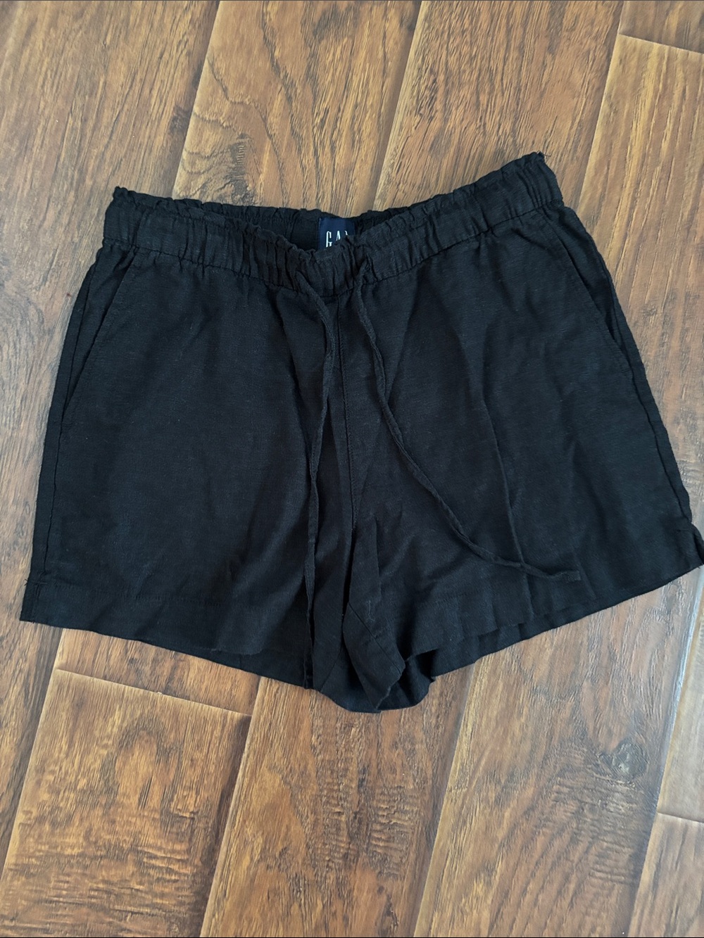 GAP Black Athletic Drawstring Shorts